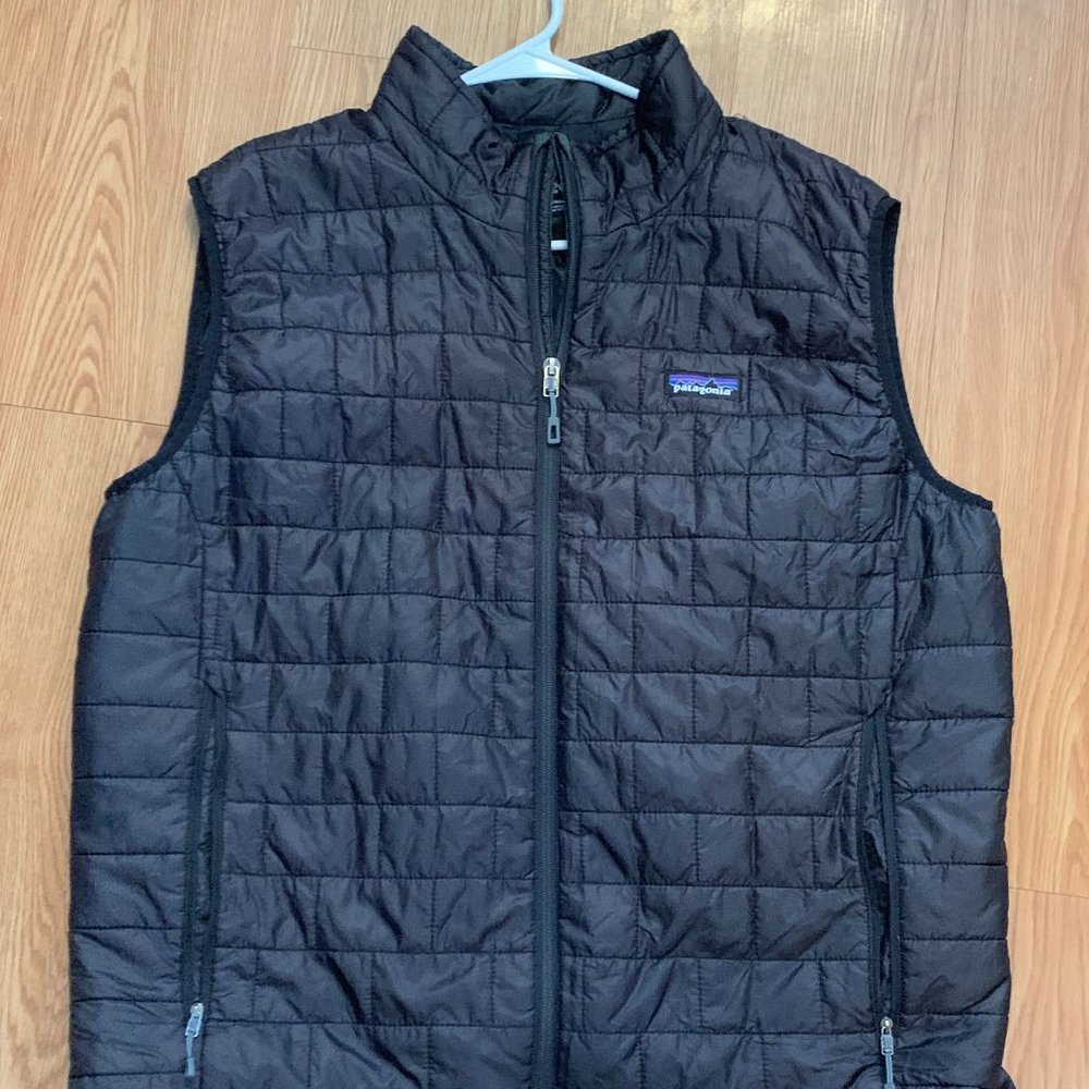 Patagonia Men's Nano Puuffer Vest Black, Size XL